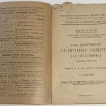 Гауле И.Ю. Как действуют спиртные напитки на человека. 5