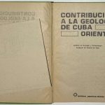 Contribucion a la geologia de Cuba oriental. 2